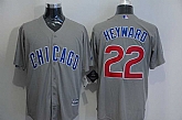 Chicago Cubs #22 Jason Heyward Gray Road New Cool Base Stitched Baseball Jersey,baseball caps,new era cap wholesale,wholesale hats